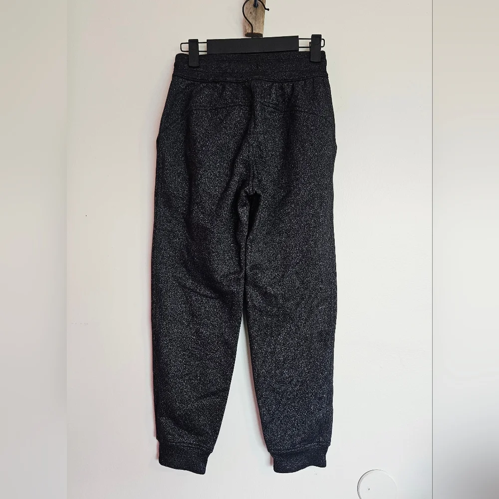 Lululemon Scuba Jogger High Rise Sparkle size 0 Black Spark